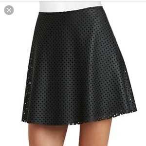NWT BGBGeneration faux leather black skirt